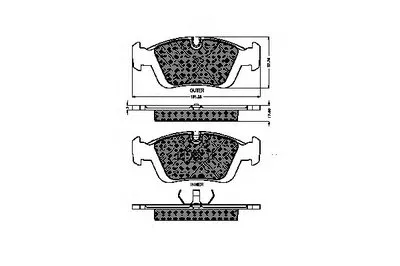 Комплект тормозных колодок, дисковый тормоз SPIDAN купить