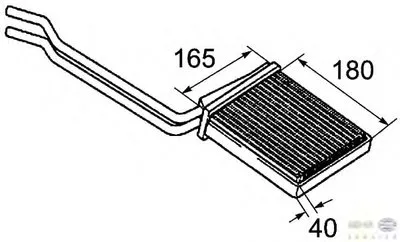 Теплообменник, отопление салона BEHR HELLA SERVICE HELLA купить