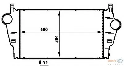 Интеркулер BEHR HELLA SERVICE HELLA купить