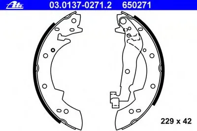 Комплект тормозных колодок ATE купить