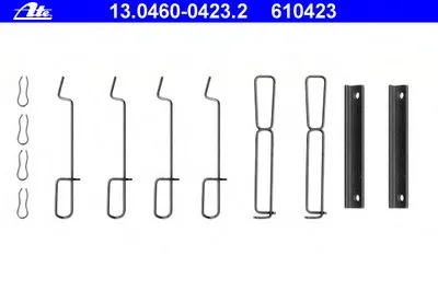 Комплектующие, колодки дискового тормоза ATE купить