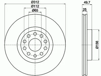 Тормозной диск PRO TEXTAR купить