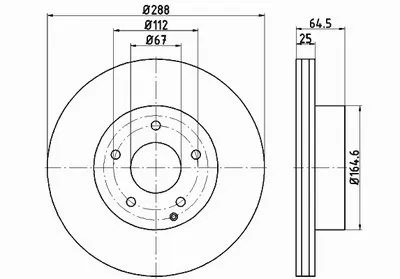 Тормозной диск PRO TEXTAR купить