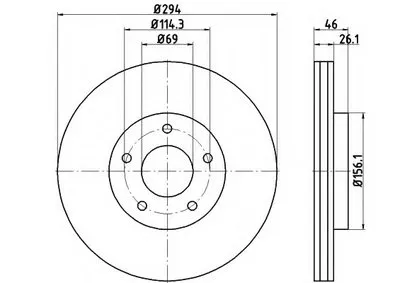 Тормозной диск MINTEX купить