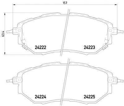 Комплект тормозных колодок, дисковый тормоз HELLA PAGID купить
