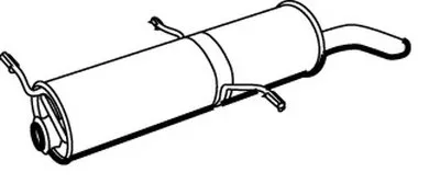 Глушитель выхлопных газов конечный WALKER купить