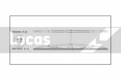 Щетка стеклоочистителя LUCAS ELECTRICAL купить