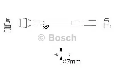 Комплект проводов зажигания BOSCH купить