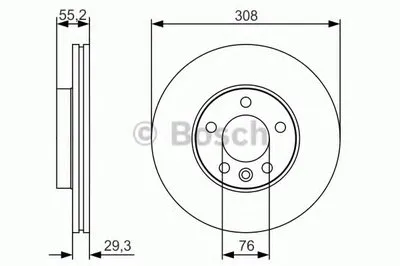 Тормозной диск BOSCH купить