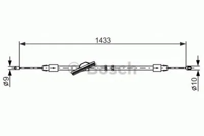 Трос, стояночная тормозная система BOSCH купить