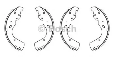 Комплект тормозных колодок BOSCH купить