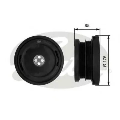 Ременный шкив, коленчатый вал DriveAlign® GATES купить