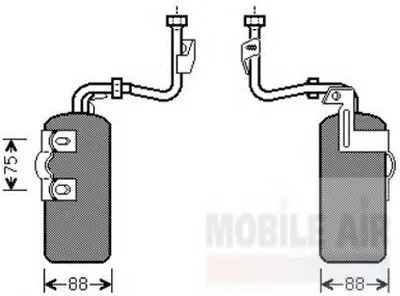 Осушитель, кондиционер VAN WEZEL купить