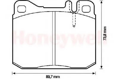 Комплект тормозных колодок, дисковый тормоз JURID купить