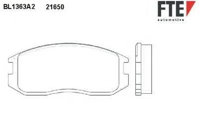 Комплект тормозных колодок, дисковый тормоз FTE купить