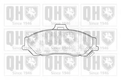 Комплект тормозных колодок, дисковый тормоз QUINTON HAZELL купить