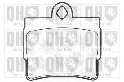Комплект тормозных колодок, дисковый тормоз QUINTON HAZELL купить