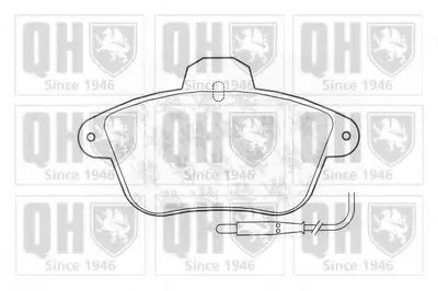 Комплект тормозных колодок, дисковый тормоз QUINTON HAZELL купить