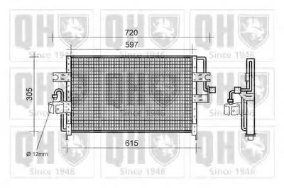 Конденсатор, кондиционер QUINTON HAZELL купить