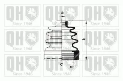 Комплект пылника, приводной вал QUINTON HAZELL купить