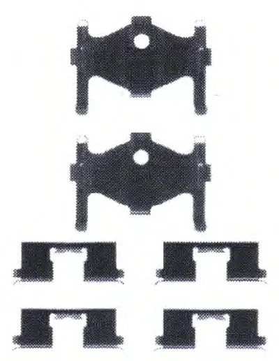 Комплектующие, колодки дискового тормоза PREMIER FERODO купить