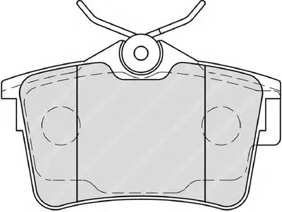 Комплект тормозных колодок, дисковый тормоз PREMIER FERODO купить