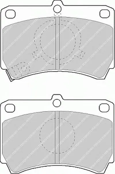Комплект тормозных колодок, дисковый тормоз PREMIER FERODO купить