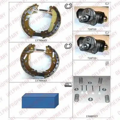 Комплект тормозных колодок DELPHI купить