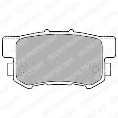 Комплект тормозных колодок, дисковый тормоз DELPHI купить