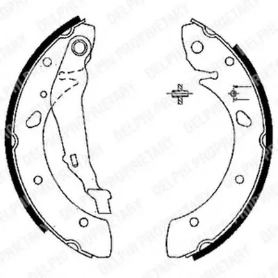 Комплект тормозных колодок DELPHI купить