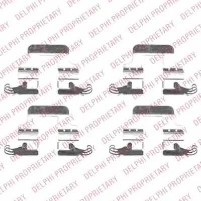 Комплектующие, колодки дискового тормоза DELPHI купить