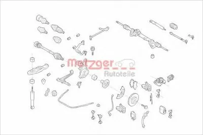 Подвеска колеса METZGER купить