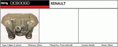 Тормозной суппорт Remanufactured REMY (Multiline) DELCO REMY купить