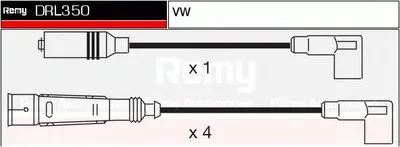 Комплект проводов зажигания Brand New REMY (Multiline) DELCO REMY купить