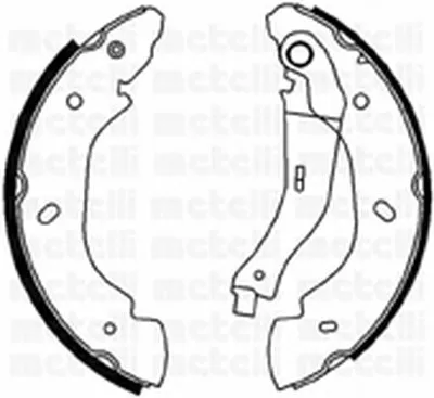 Комплект тормозных колодок METELLI купить