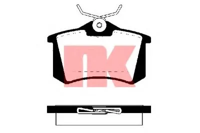 Комплект тормозных колодок, дисковый тормоз NK купить