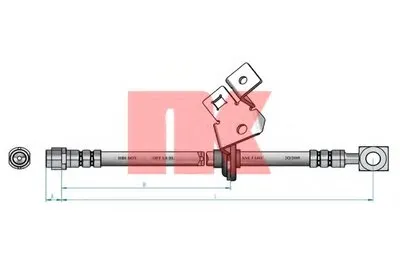 Тормозной шланг NK купить