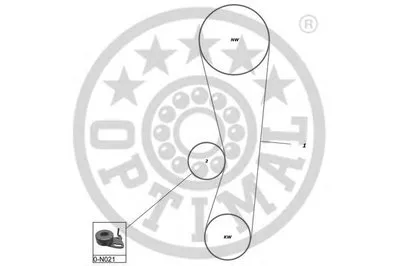 Комплект ремня ГРМ OPTIMAL купить