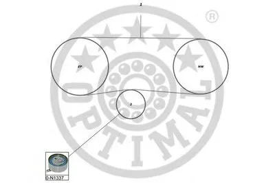 Комплект ремня ГРМ OPTIMAL купить