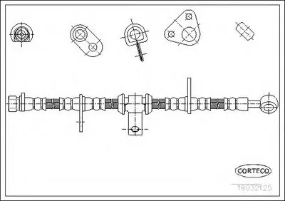 Тормозной шланг CORTECO купить
