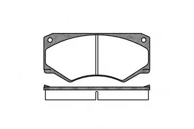 Комплект тормозных колодок, дисковый тормоз REMSA купить