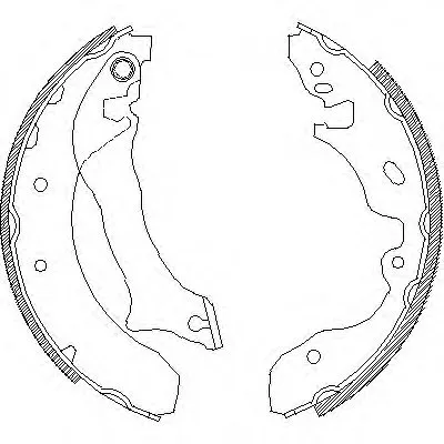 Комплект тормозных колодок REMSA купить