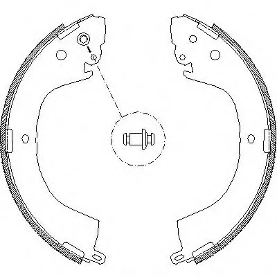 Комплект тормозных колодок REMSA купить