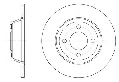 Тормозной диск REMSA купить