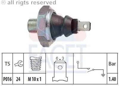 Выключатель с гидропроводом FACET купить