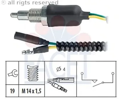 Выключатель, фара заднего хода FACET купить