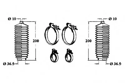 Комплект пылника, рулевое управление OCAP купить