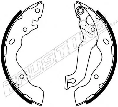 Комплект тормозных колодок REPARATION KIT TRUSTING купить