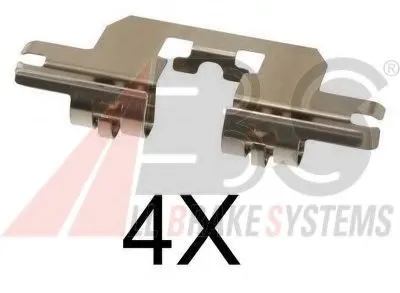 Комплектующие, колодки дискового тормоза A.B.S. купить