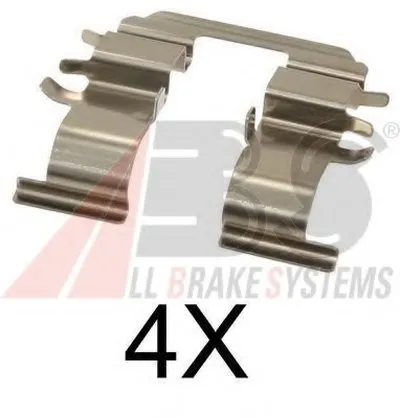 Комплектующие, колодки дискового тормоза A.B.S. купить